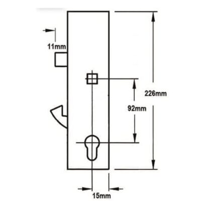 Kenrick Excalibur Genuine Multipoint Gearbox - Lift Lever - Image 2