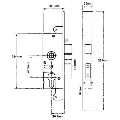 Union Monarch L22180 Genuine Multipoint Gearbox - Lift Lever or Split Spindle - Image 2