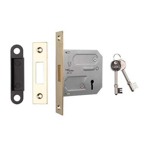 Eurospec LDE5330EB Lever Deadlock 76mm (LEAD TIME: 2-3 DAYS)
