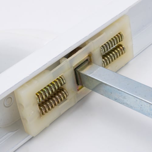 Millenco Lever Lever UPVC Multipoint Door Handles -  117mm PZ Sprung 237mm Screw Centres - Image 5