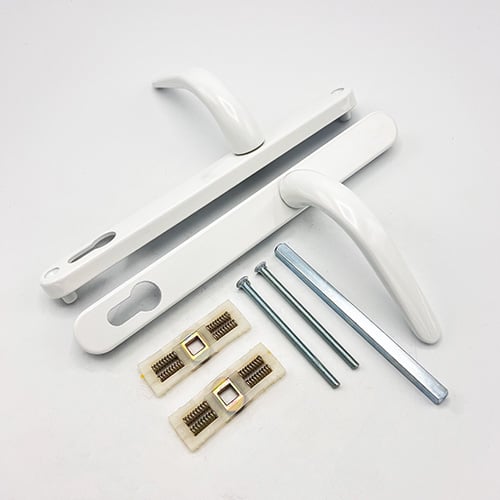 Millenco Lever Lever UPVC Multipoint Door Handles -  117mm PZ Sprung 237mm Screw Centres - Image 4
