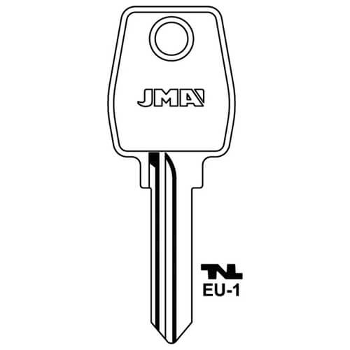 JMA EU-1 Cylinder Key Blank - Image 3