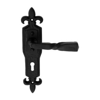 Carlisle Brass LF5113 Barley Twist Lever On Gothic Lock Backplate (LEAD TIME: 2-3 DAYS)