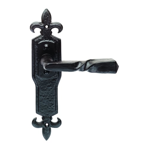 Carlisle Brass LF5114 Barley Twist Lever On Gothic Latch Backplate (LEAD TIME: 2-3 DAYS)