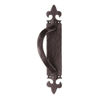 Carlisle Brass LF5260LH Offset Pull Handle On Backplate Left Hand (LEAD TIME: 2-3 DAYS)