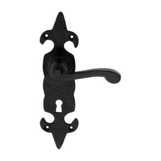 Carlisle Brass LF5504 Fleur de lys' Lever On Lock Backplate (LEAD TIME: 2-3 DAYS)