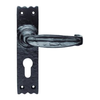 Carlisle Brass LF5507Y Slimline V Lever On Euro Lock Backplate (LEAD TIME: 2-3 DAYS)