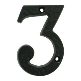 Carlisle Brass LF55493 Numeral 3 (Face Fix) (LEAD TIME: 2-3 DAYS)