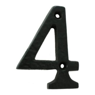 Carlisle Brass LF55494 Numeral 4 (Face Fix) (LEAD TIME: 2-3 DAYS)