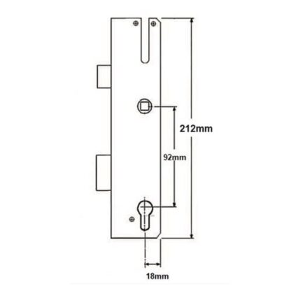 Lockmaster Auto-Engage Genuine Multipoint Gearbox - Automatic Locking - Image 2