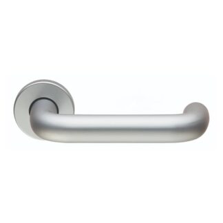 Eurospec LRS4001SAA Safety Lever On Sprung Rose (LEAD TIME: 2-3 DAYS)