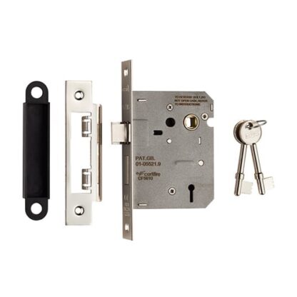 Eurospec LSE5330NP Contract 3 Lever Sashlock 76mm (LEAD TIME: 2-3 DAYS)