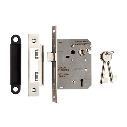 Eurospec LSE5330NP Contract 3 Lever Sashlock 76mm (LEAD TIME: 2-3 DAYS)