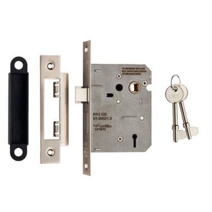 Eurospec LSE5330SN Contract 3 Lever Sashlock 76mm (LEAD TIME: 2-3 DAYS)