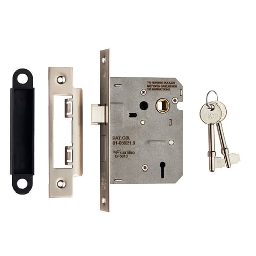 Eurospec LSE5330SN Contract 3 Lever Sashlock 76mm (LEAD TIME: 2-3 DAYS)
