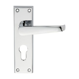 Carlisle Brass M30YCP Victorian Lever On Euro Lock Backplate (LEAD TIME: 2-3 DAYS)