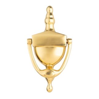 Carlisle Brass M38S Victorian Urn Door Knocker 152mm - Polished Brass (LEAD TIME: 2-3 DAYS)