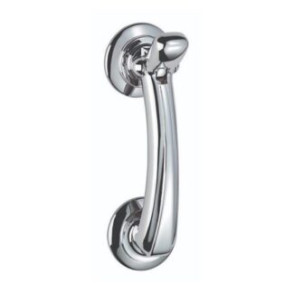 Carlisle Brass M43CP Door Knocker On Rose (LEAD TIME: 2-3 DAYS)