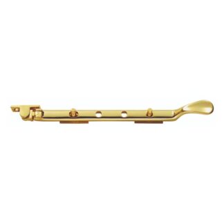 Carlisle Brass M44S Victorian Casement Stay 270mm - Polished Brass (LEAD TIME: 2-3 DAYS)