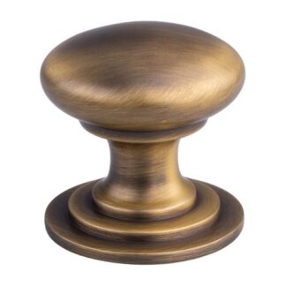 Carlisle Brass M47DAB Victorian Cupboard Knob 42mm (LEAD TIME: 2-3 DAYS)