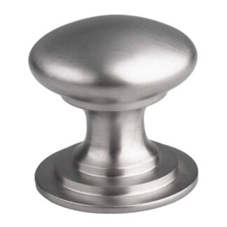 Carlisle Brass M47DSN Victorian Cupboard Knob 42mm - Satin Nickel (LEAD TIME: 2-3 DAYS)