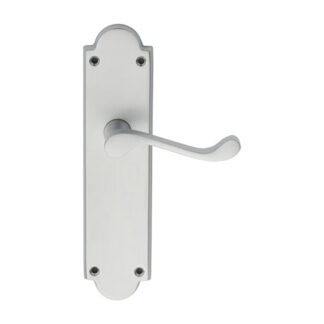 Carlisle Brass M67SC Victorian Scroll Lever On Shaped Latch Backplate (LEAD TIME: 2-3 DAYS)