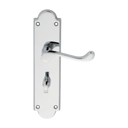 Victorian Scroll Lever On Shaped Plate Furniture - Image 2