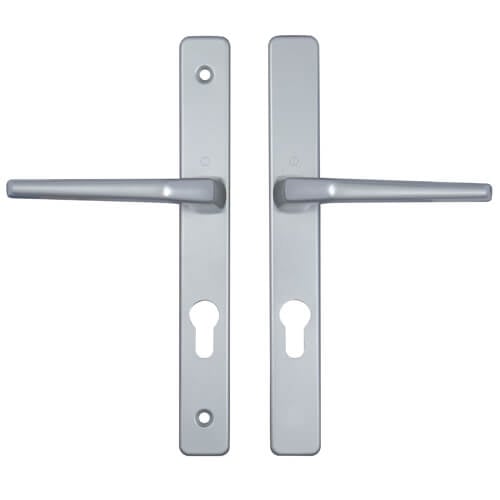 Hoppe Frankfurt Lever Lever UPVC Multipoint Door Handles -  70mm PZ Unsprung 200mm Screw Centres - Image 2