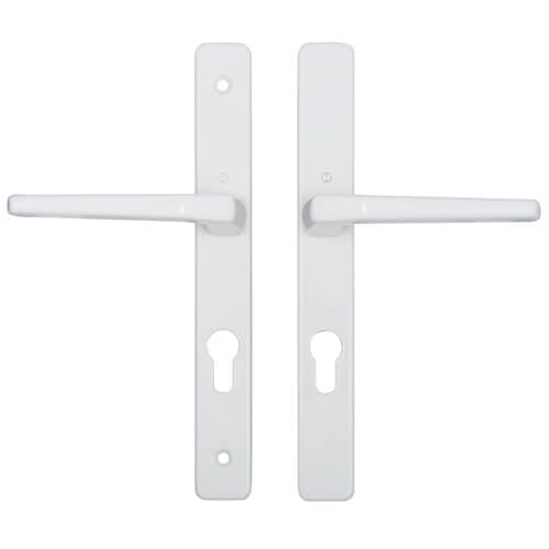 Hoppe Frankfurt Lever Lever UPVC Multipoint Door Handles -  70mm PZ Unsprung 200mm Screw Centres - Image 3