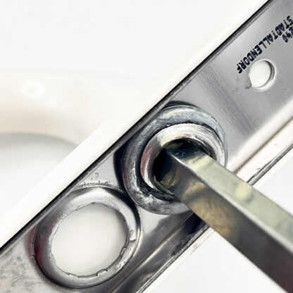 Hoppe Frankfurt Lever Lever UPVC Multipoint Door Handles -  70mm PZ Unsprung 200mm Screw Centres - Image 6