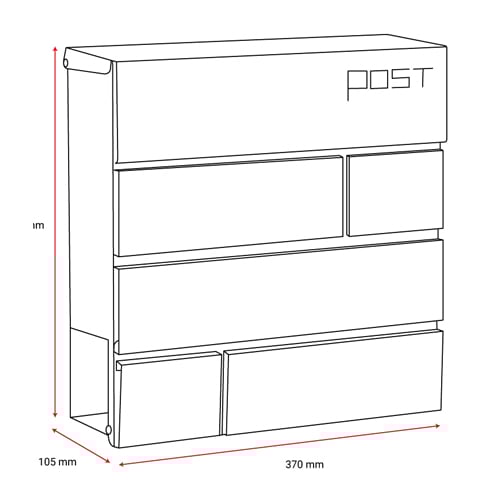 Phoenix MB0120 Series Letter Boxes (LEAD TIME: 2-3 DAYS) - Image 2