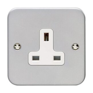 Eurolite MC1USOW Utility 1-Gang Unswitched Socket - Grey (LEAD TIME: 2-3 DAYS)