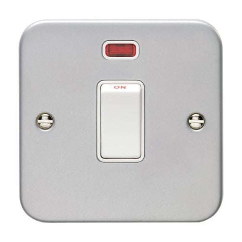 Eurolite MC20ASWNW Utility 20Amp Switch with Neon Indicator - Grey (LEAD TIME: 2-3 DAYS)