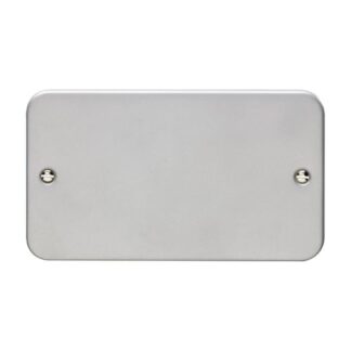 Eurolite MC2B Utility Double Blank Plate - Grey (LEAD TIME: 2-3 DAYS)