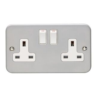 Eurolite MC2SOW Utility 2-Gang Socket - Grey (LEAD TIME: 2-3 DAYS)