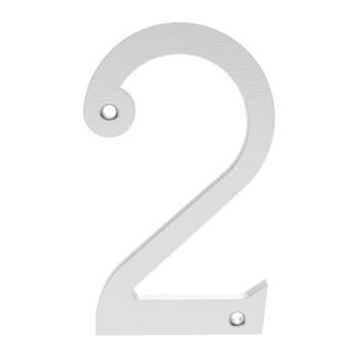 Carlisle Brass N2SC Numerals (0-9) Number 2 (LEAD TIME: 2-3 DAYS)