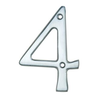 Carlisle Brass N4SC Numerals (0-9) Number 4 (LEAD TIME: 2-3 DAYS)