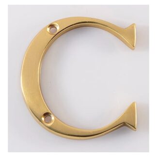 Carlisle Brass NC Letter C (LEAD TIME: 2-3 DAYS)
