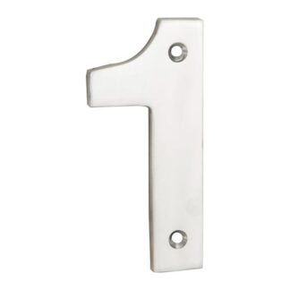 Eurospec NUM10101BSS Numerals Number 1 (LEAD TIME: 2-3 DAYS)