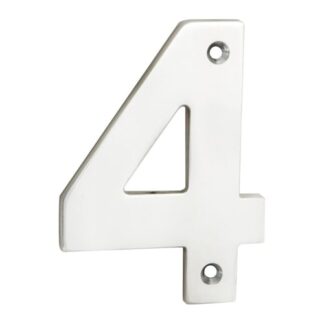 Eurospec NUM10104BSS Numerals Number 4 (LEAD TIME: 2-3 DAYS)