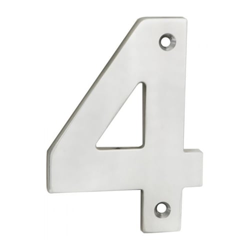 Eurospec NUM10104SSS Numerals Number 4 (LEAD TIME: 2-3 DAYS)