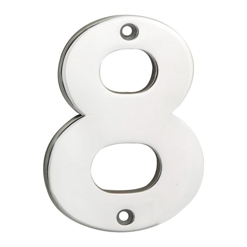 Eurospec NUM10108BSS Numerals Number 8 (LEAD TIME: 2-3 DAYS)