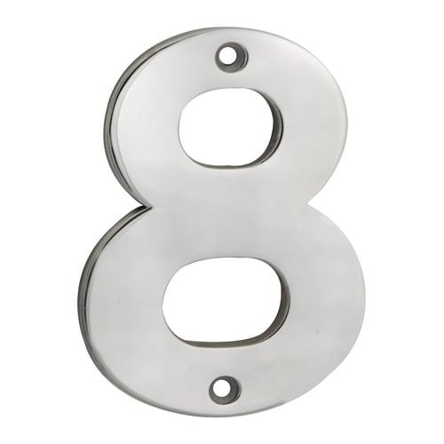 Eurospec NUM10108SSS Numerals Number 8 (LEAD TIME: 2-3 DAYS)