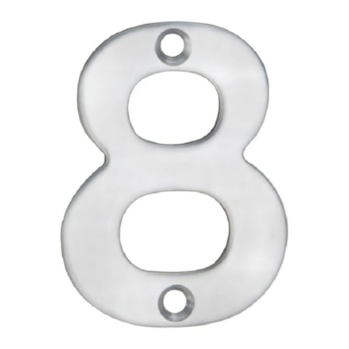 Eurospec NUM10508SSS Numerals Number 8 (LEAD TIME: 2-3 DAYS)