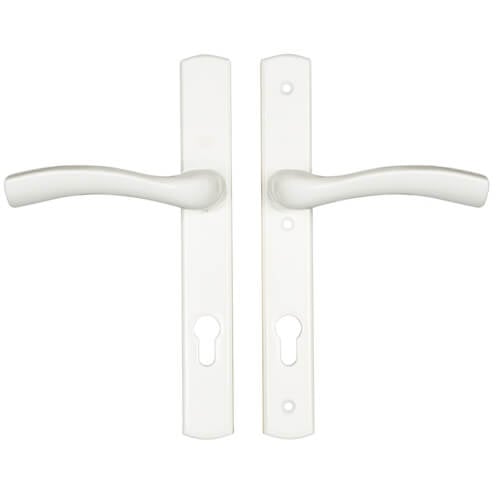 Winkhaus Palladio Lever Lever UPVC Multipoint Door Handles -  92mm PZ Unsprung 215mm Screw Centres - Image 3