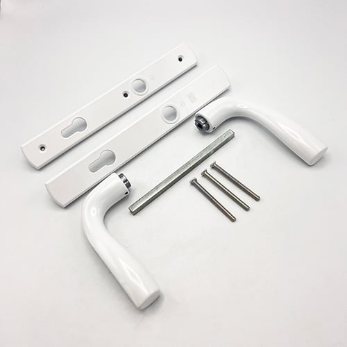 Winkhaus Palladio Lever Lever UPVC Multipoint Door Handles -  92mm PZ Unsprung 215mm Screw Centres - Image 5