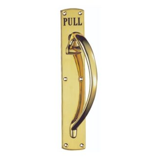Carlisle Brass PF103ER Engraved Large Pull Handle R/H (LEAD TIME: 2-3 DAYS)
