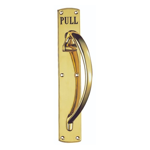 Carlisle Brass PF103ER Engraved Large Pull Handle R/H (LEAD TIME: 2-3 DAYS)