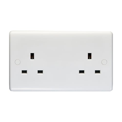 Eurolite PL4040 2-Gang Unswitched Socket (LEAD TIME: 2-3 DAYS)
