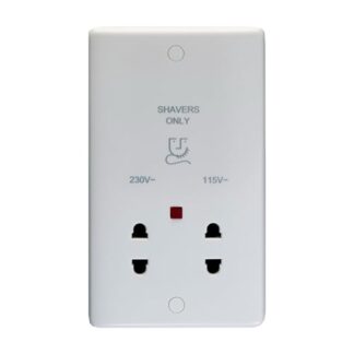 Eurolite PL4581 Shaver Socket (LEAD TIME: 2-3 DAYS)